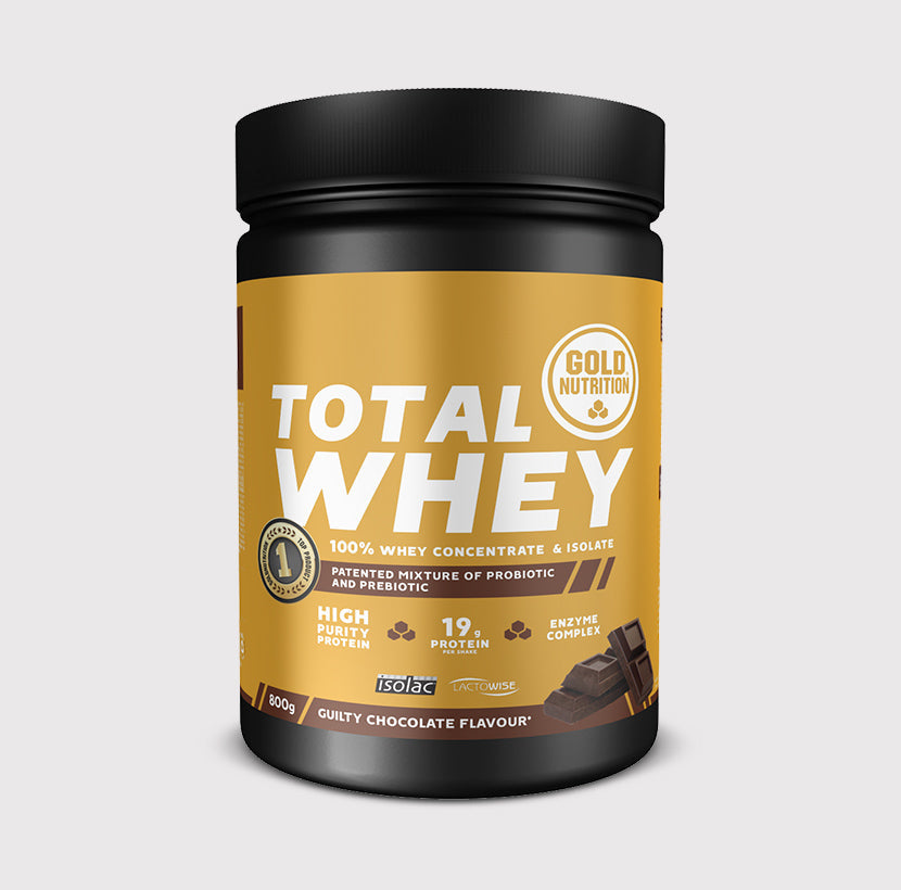 Low-fat, low-carb Total Whey 800g to complement high-protein diets