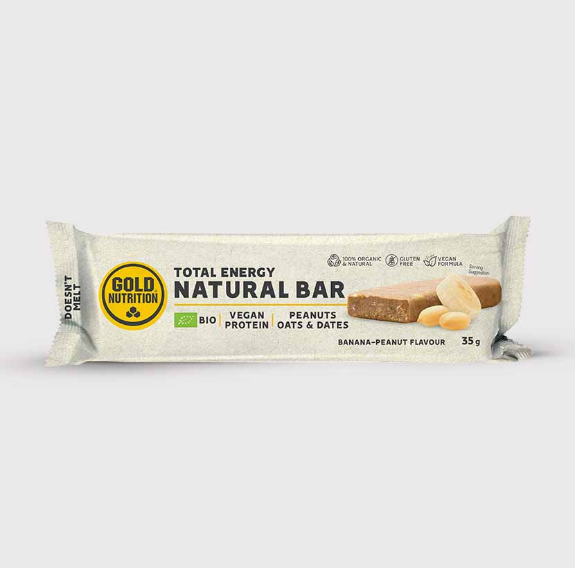 Mocha-flavored Natural Bar with organic ingredients for a healthy energy snack
